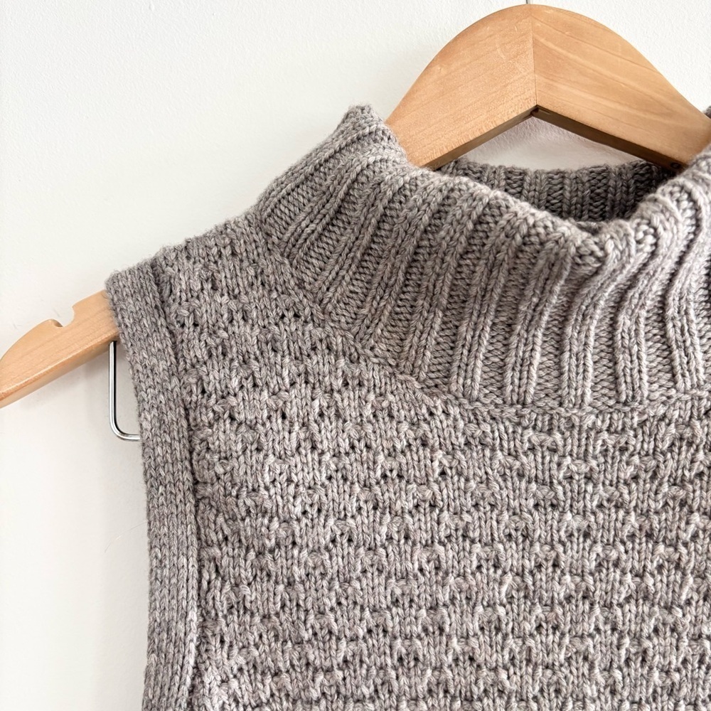 Anthropologie Nomad Morgan CarperSleeveless Turtleneck Sweater Tunic - Picture 5 of 15